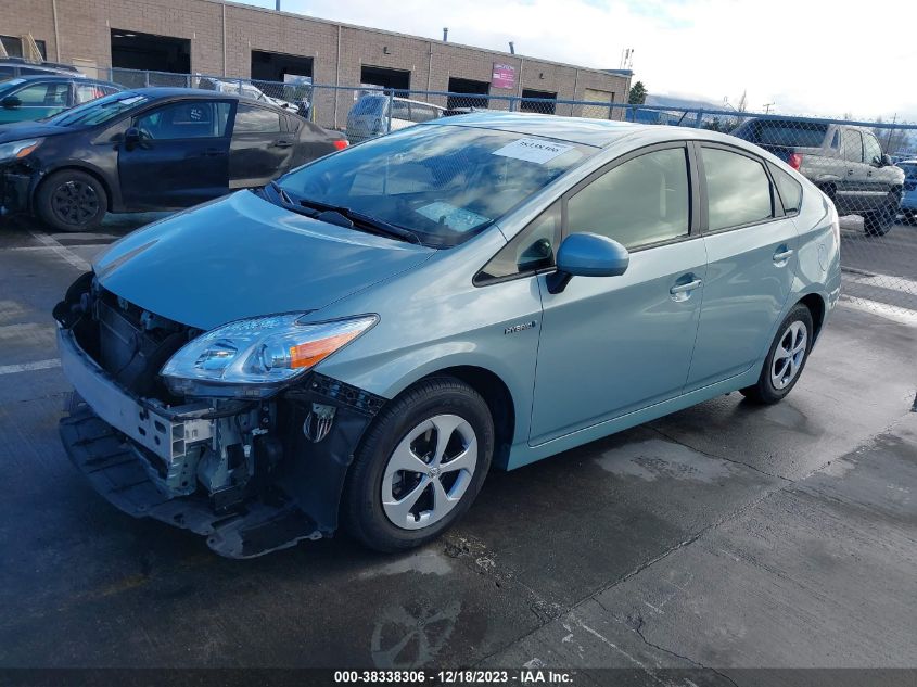 2013 TOYOTA PRIUS THREE - JTDKN3DU7D5691299