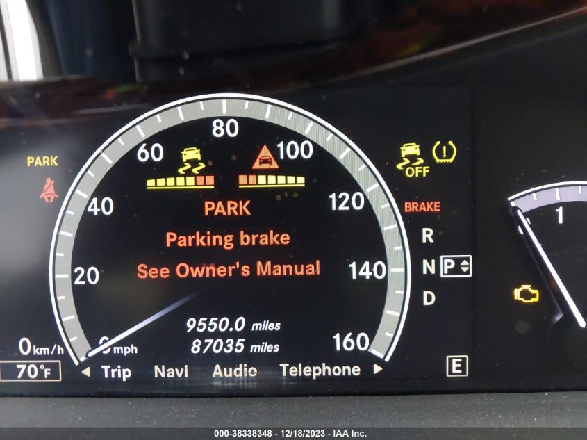 2013 MERCEDES-BENZ S 550 - WDDNG7DB8DA529806