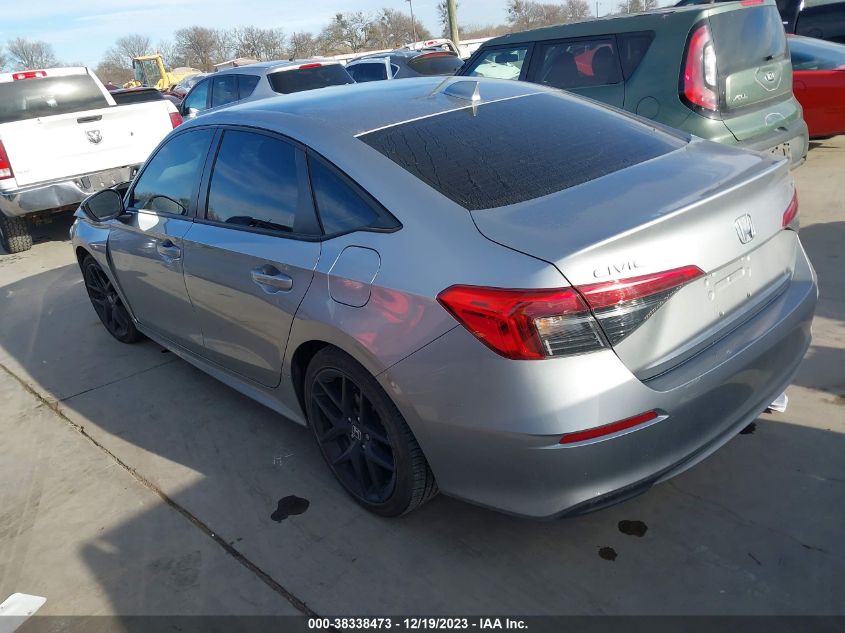 2022 HONDA CIVIC SPORT - 2HGFE2F54NH585969