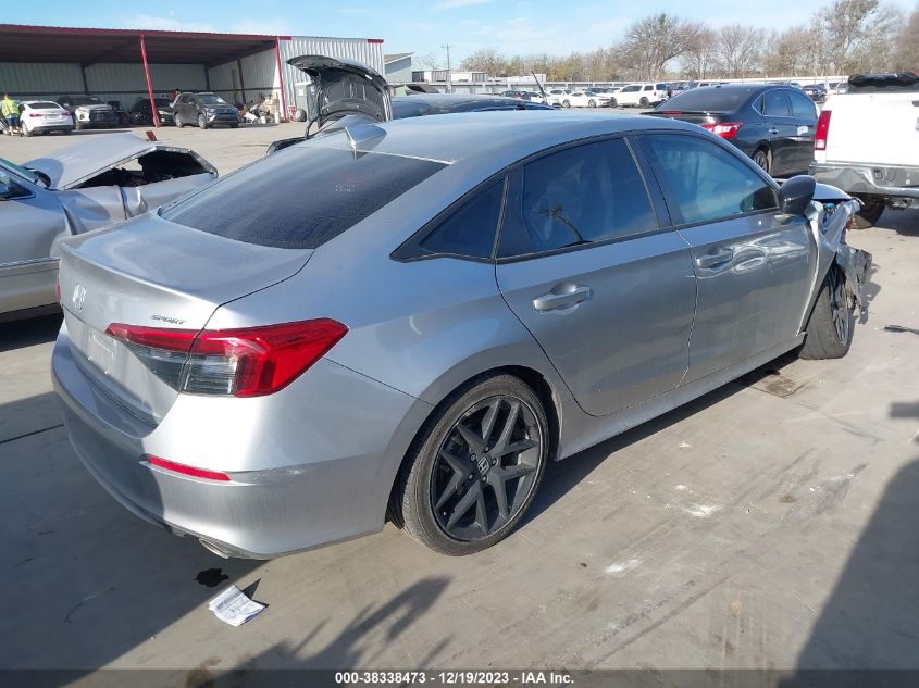 2022 HONDA CIVIC SPORT - 2HGFE2F54NH585969