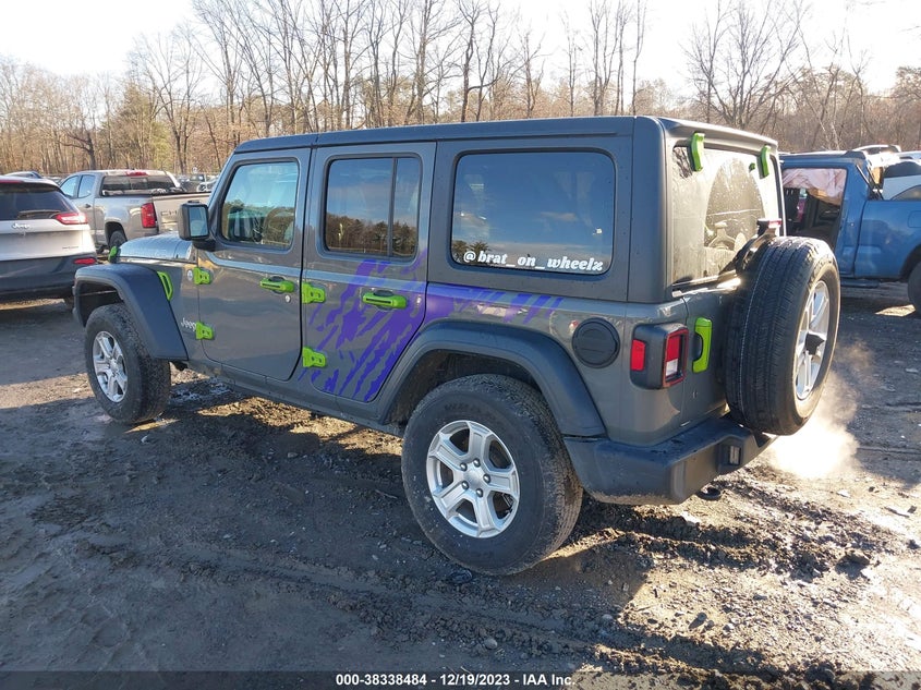 VIN 1C4HJXDN2LW222667 2020 JEEP WRANGLER UNLIMITED SPORT