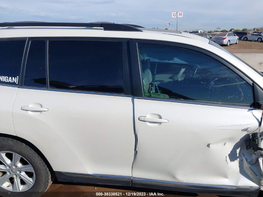 2013 TOYOTA HIGHLANDER PLUS/SE - 5TDBK3EH9DS240170