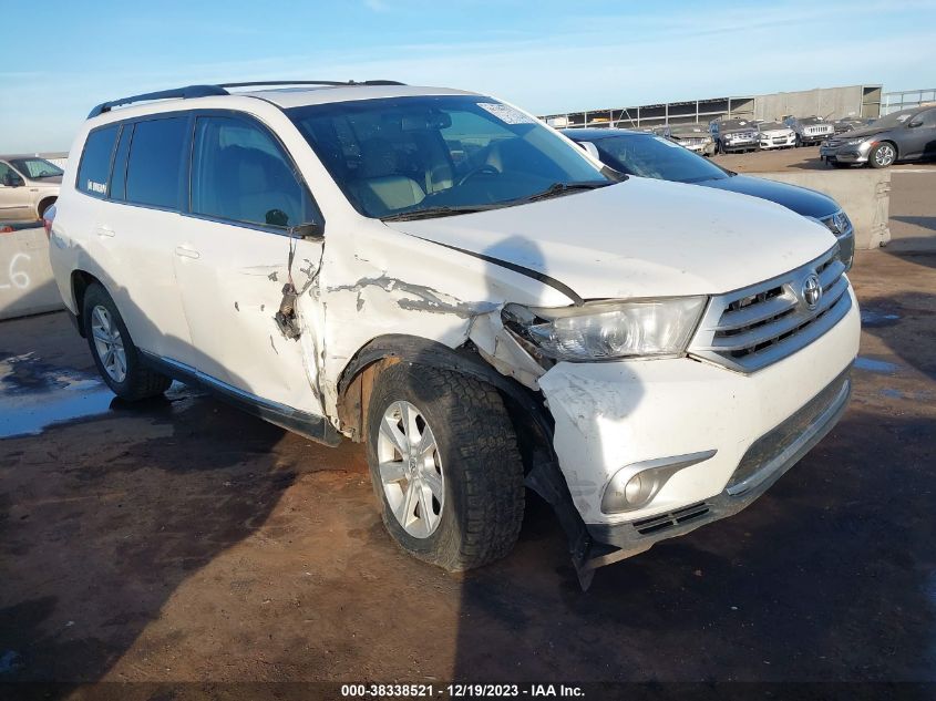 2013 TOYOTA HIGHLANDER PLUS/SE - 5TDBK3EH9DS240170