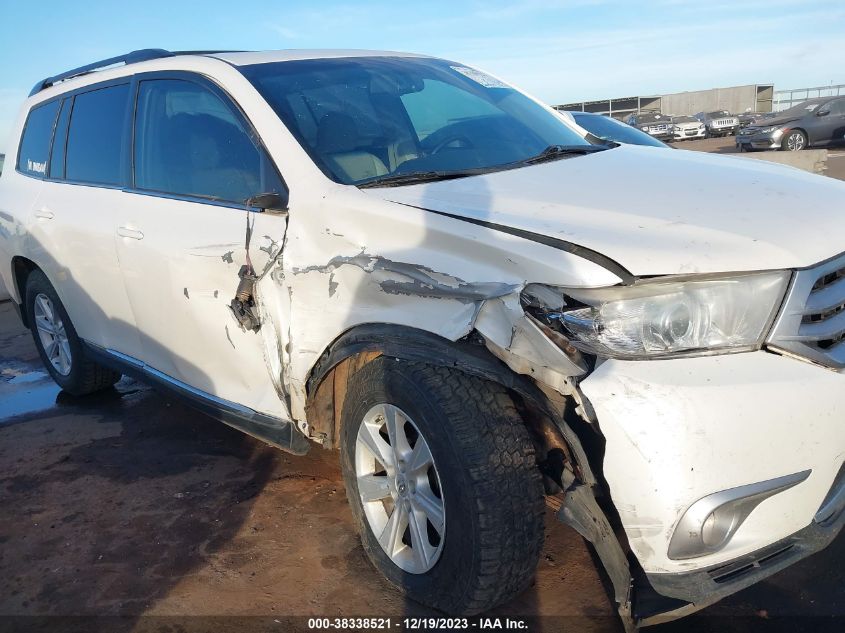 2013 TOYOTA HIGHLANDER PLUS/SE - 5TDBK3EH9DS240170