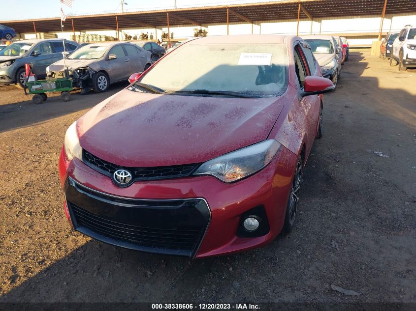 2015 TOYOTA COROLLA S - 2T1BURHE9FC384828