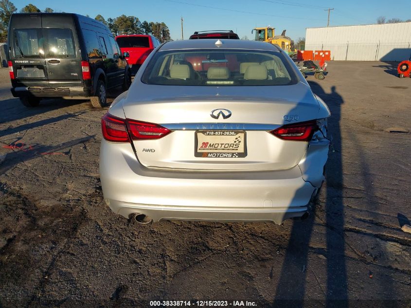 2018 INFINITI Q50 3.0T LUXE - JN1EV7AR8JM432250