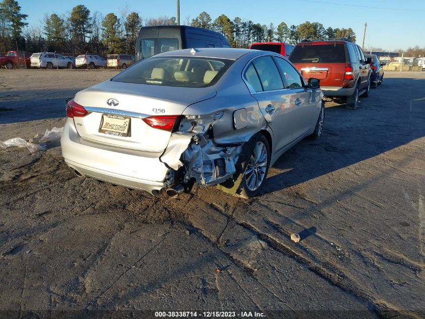 2018 INFINITI Q50 3.0T LUXE - JN1EV7AR8JM432250