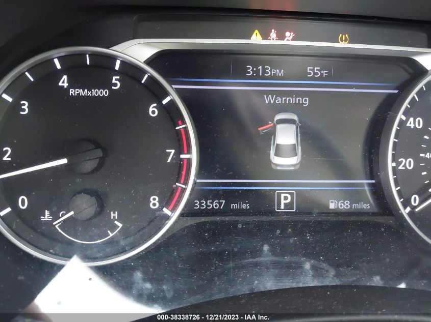 2022 NISSAN SENTRA SV XTRONIC CVT - 3N1AB8CV9NY291358
