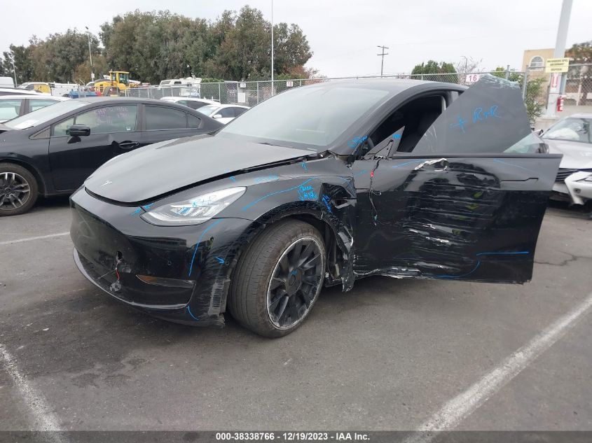 2022 TESLA MODEL Y - 7SAYGDEEXNF350998