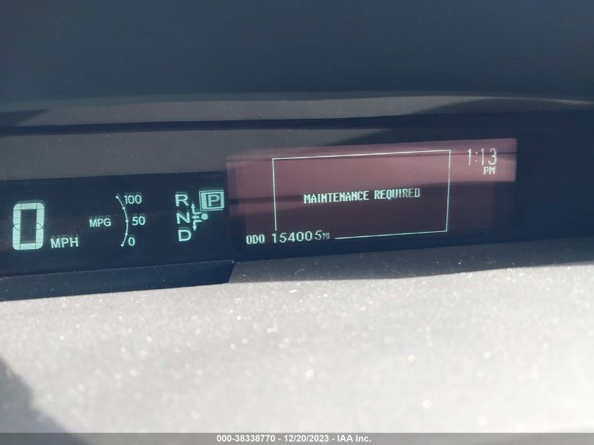 2013 TOYOTA PRIUS TWO - JTDKN3DU4D5647860