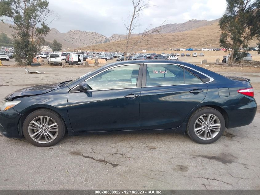 2016 TOYOTA CAMRY SE - 4T1BF1FK6GU180380