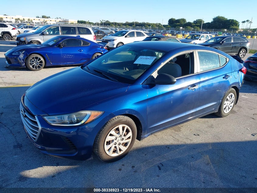VIN 5NPD74LF8HH139604 2017 HYUNDAI ELANTRA SE