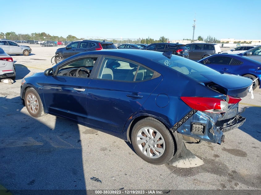 VIN 5NPD74LF8HH139604 2017 HYUNDAI ELANTRA SE