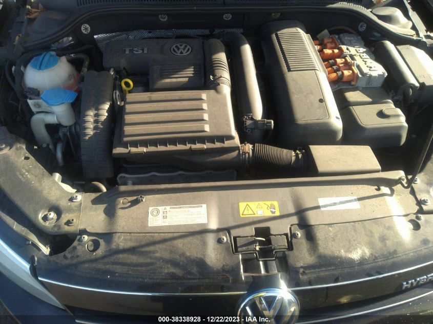 2013 VOLKSWAGEN JETTA HYBRID SEL 3VW637AJ0DM315849