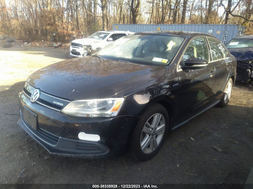 2013 VOLKSWAGEN JETTA HYBRID SEL 3VW637AJ0DM315849