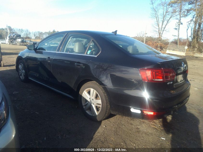 2013 VOLKSWAGEN JETTA HYBRID SEL 3VW637AJ0DM315849