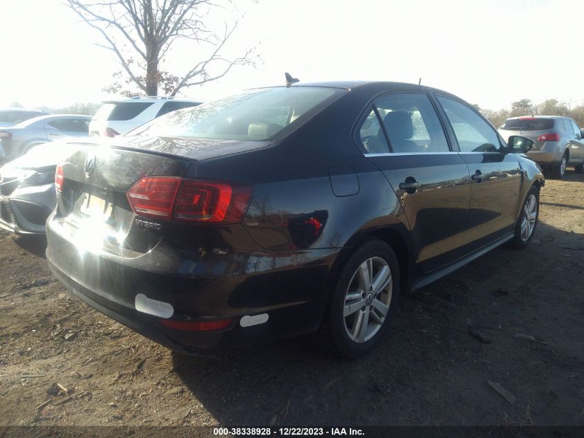2013 VOLKSWAGEN JETTA HYBRID SEL 3VW637AJ0DM315849