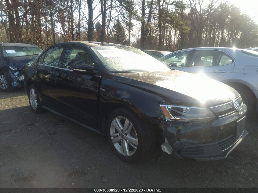 2013 VOLKSWAGEN JETTA HYBRID SEL 3VW637AJ0DM315849