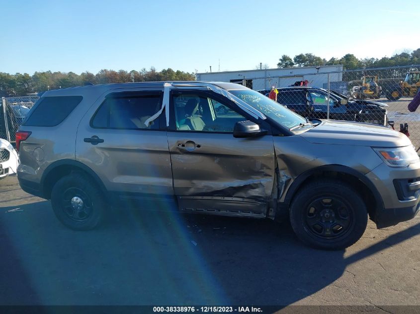2018 FORD POLICE INTERCEPTOR UTILITY 1FM5K8AR6JGC75825