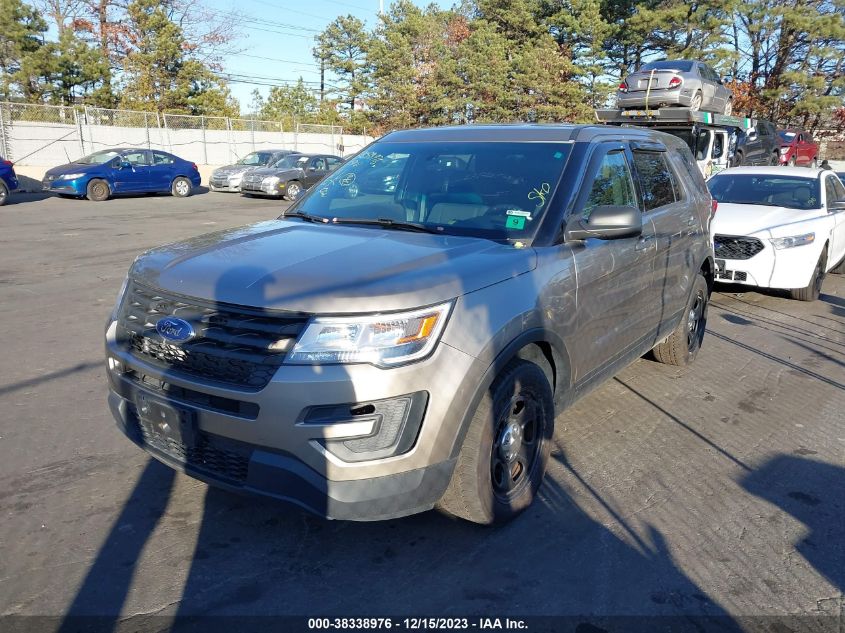 2018 FORD POLICE INTERCEPTOR UTILITY 1FM5K8AR6JGC75825