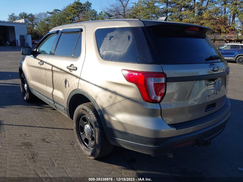 2018 FORD POLICE INTERCEPTOR UTILITY 1FM5K8AR6JGC75825