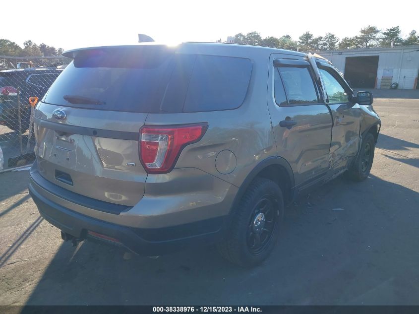2018 FORD POLICE INTERCEPTOR UTILITY 1FM5K8AR6JGC75825