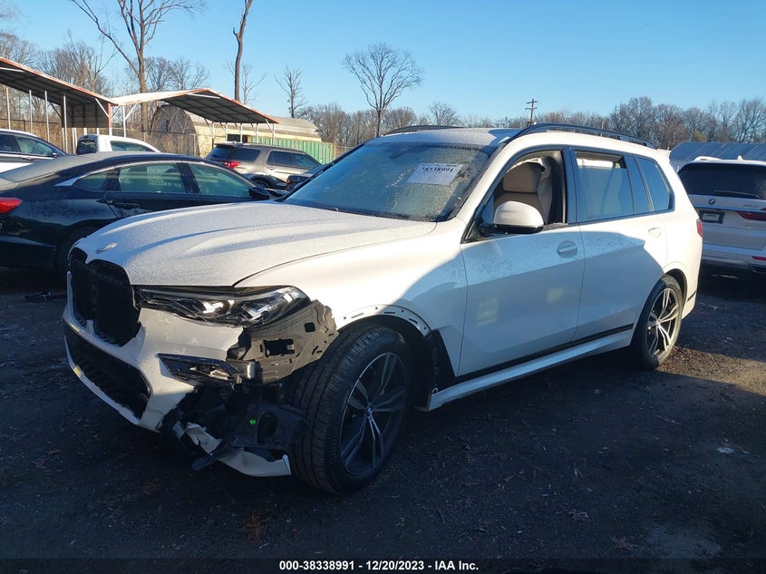 VIN 5UXCW2C08N9J59658 2022 BMW X7 XDRIVE40I