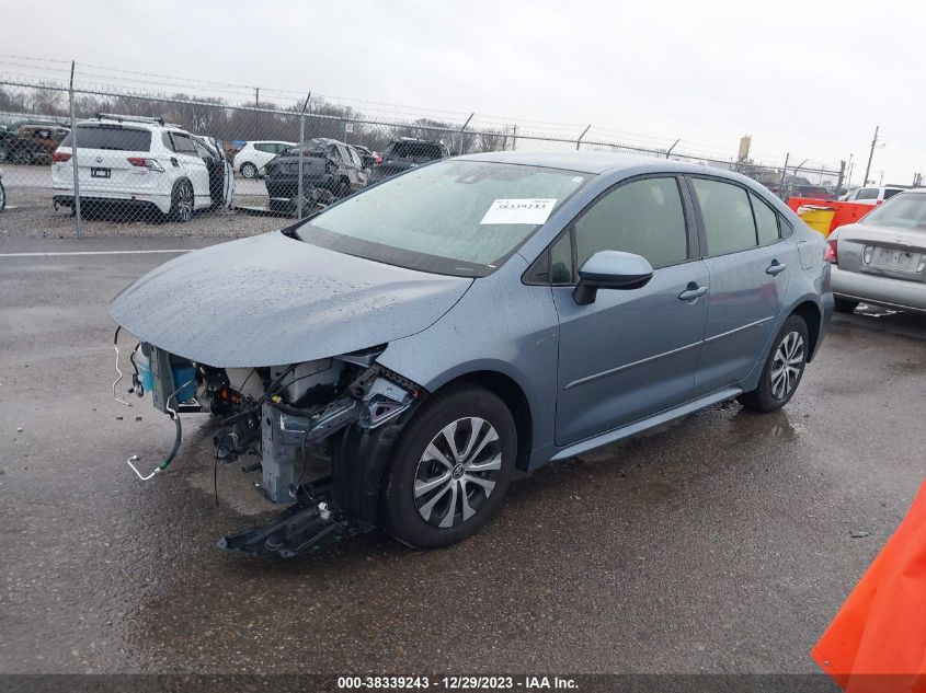 2022 TOYOTA COROLLA HYBRID LE - JTDEAMDE5N3009010