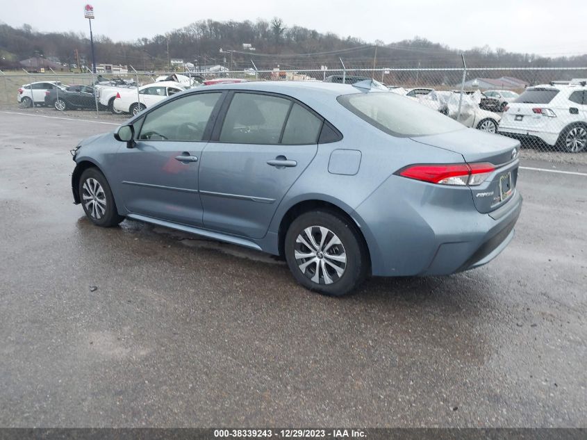 2022 TOYOTA COROLLA HYBRID LE - JTDEAMDE5N3009010