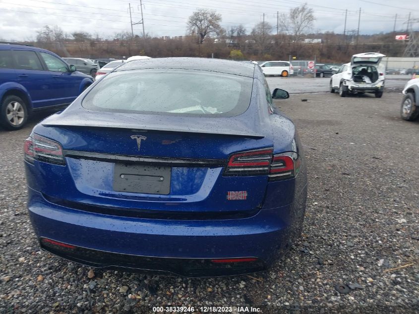 2022 TESLA MODEL S PLAID TRI MOTOR ALL-WHEEL DRIVE - 5YJSA1E69NF480055