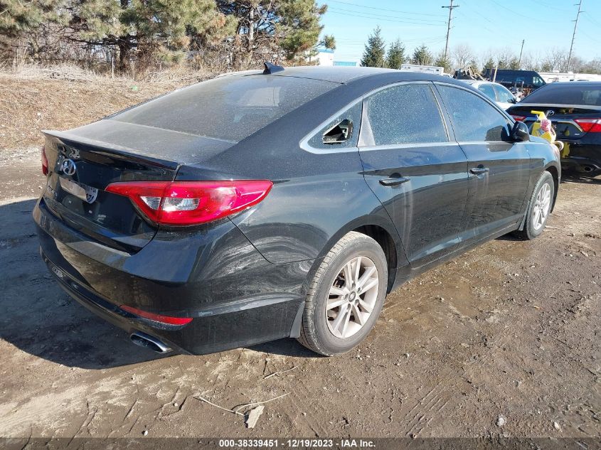 2016 HYUNDAI SONATA SE - 5NPE24AF4GH288404