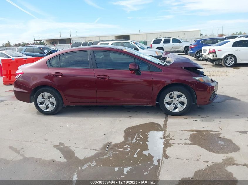 2013 HONDA CIVIC LX - 2HGFB2F58DH593273