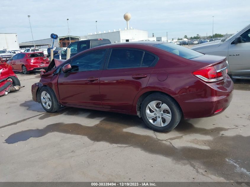2013 HONDA CIVIC LX - 2HGFB2F58DH593273