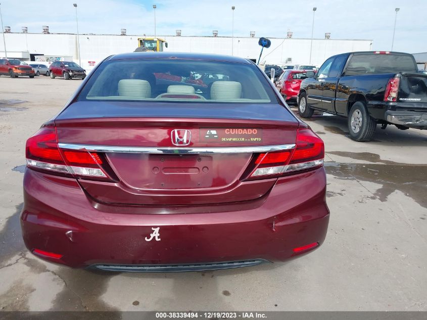 2013 HONDA CIVIC LX - 2HGFB2F58DH593273