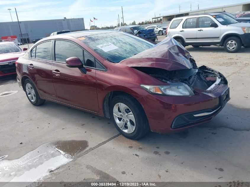 2013 HONDA CIVIC LX - 2HGFB2F58DH593273