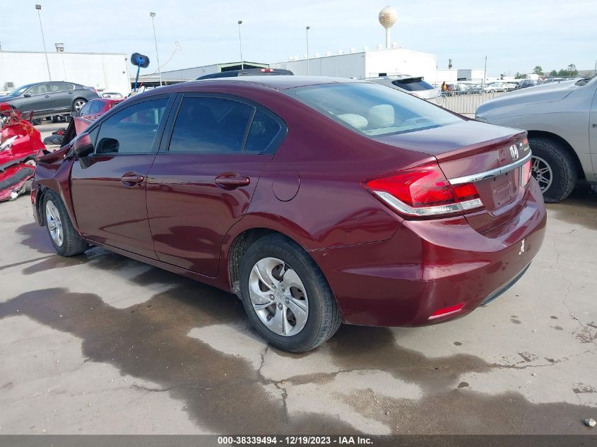 2013 HONDA CIVIC LX - 2HGFB2F58DH593273