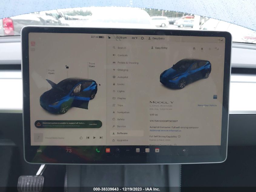 2023 TESLA MODEL Y - 7SAYGDEE9PS903997