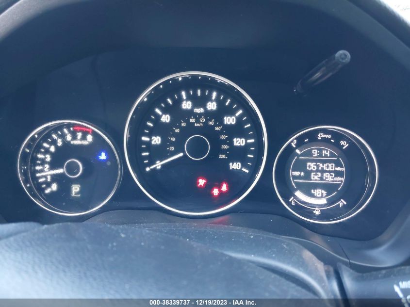 2016 HONDA HR-V EXL - 3CZRU6H77GM702012