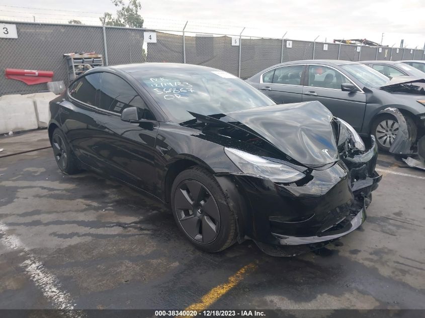2023 TESLA MODEL 3 - 5YJ3E1EA5PF612129