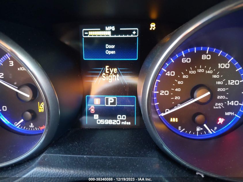 2019 SUBARU OUTBACK 2.5I PREMIUM - 4S4BSAFC8K3381653