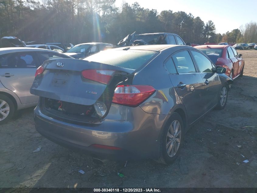 2014 KIA FORTE EX - KNAFX4A82E5197827
