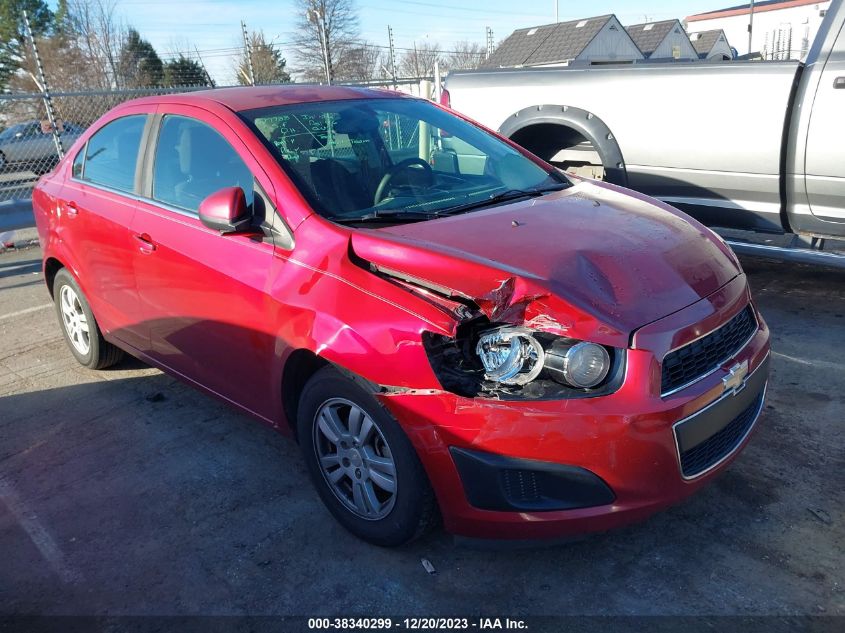 2014 CHEVROLET SONIC LT AUTO - 1G1JC5SH2E4168887