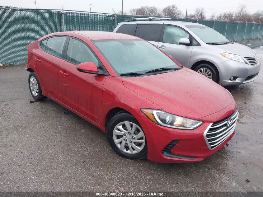 2017 HYUNDAI ELANTRA SE - 5NPD74LF0HH208320