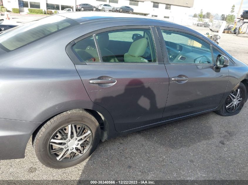 2013 HONDA CIVIC LX - 2HGFB2F57DH300608