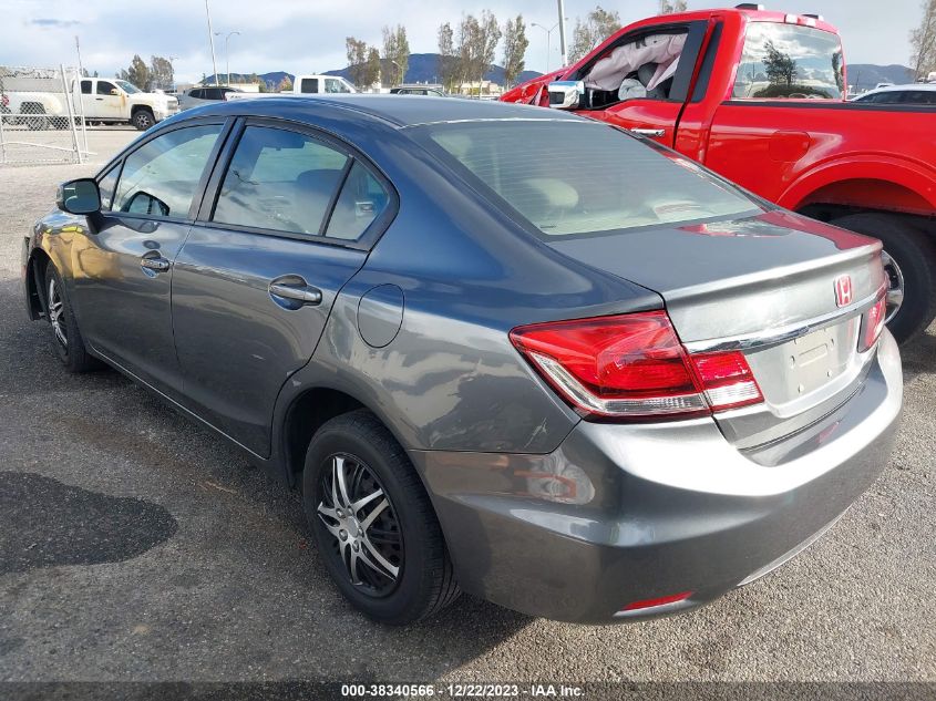 2013 HONDA CIVIC LX - 2HGFB2F57DH300608