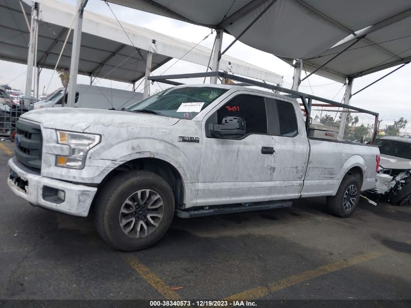 2016 FORD F-150 SUPER CAB - 1FTFX1CF7GKE63036