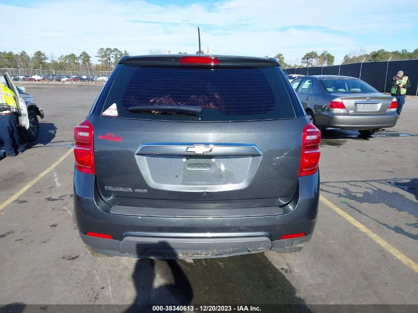 2017 CHEVROLET EQUINOX LS - 2GNFLEEK7H6136824