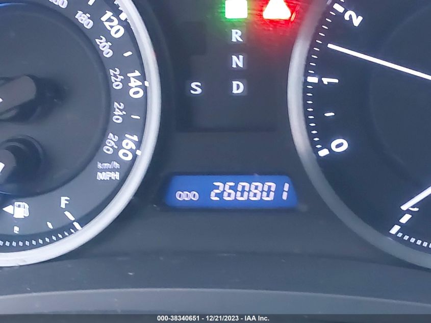 2013 LEXUS IS 250 - JTHBF5C25D5191861