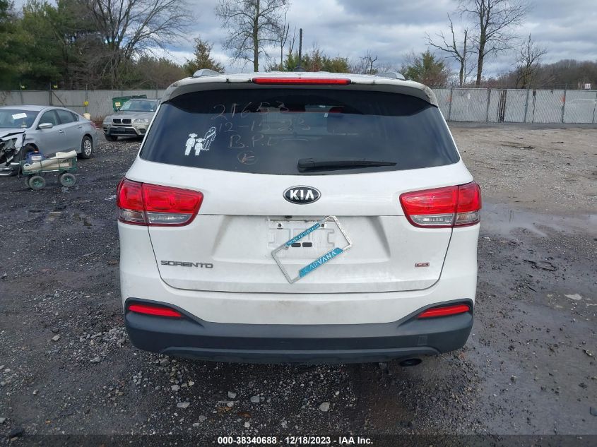 2017 KIA SORENTO 2.4L LX - 5XYPG4A33HG259257