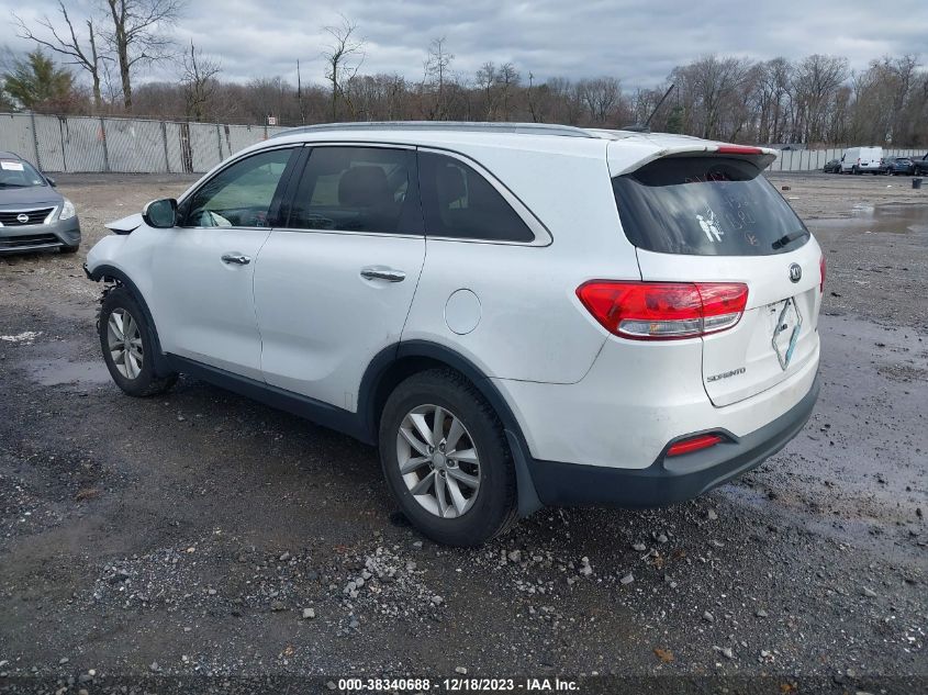 2017 KIA SORENTO 2.4L LX - 5XYPG4A33HG259257